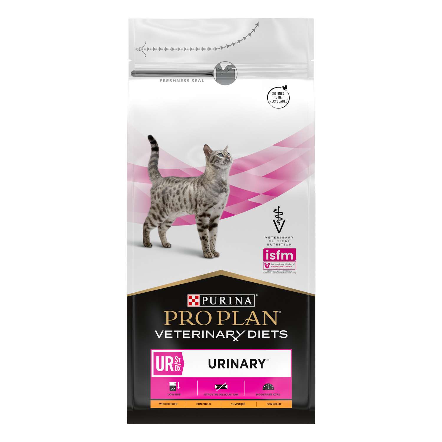 Корм для кошек Purina Pro Plan Veterinary diets UR St/Ox Urinary при болезни нижних отделов мочевыводящих путей с курицей 1.5кг - фото 2