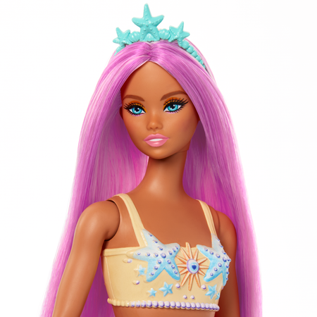 Кукла Arnetta Mattel Barbie Mermaid с розовыми волосами HRR05