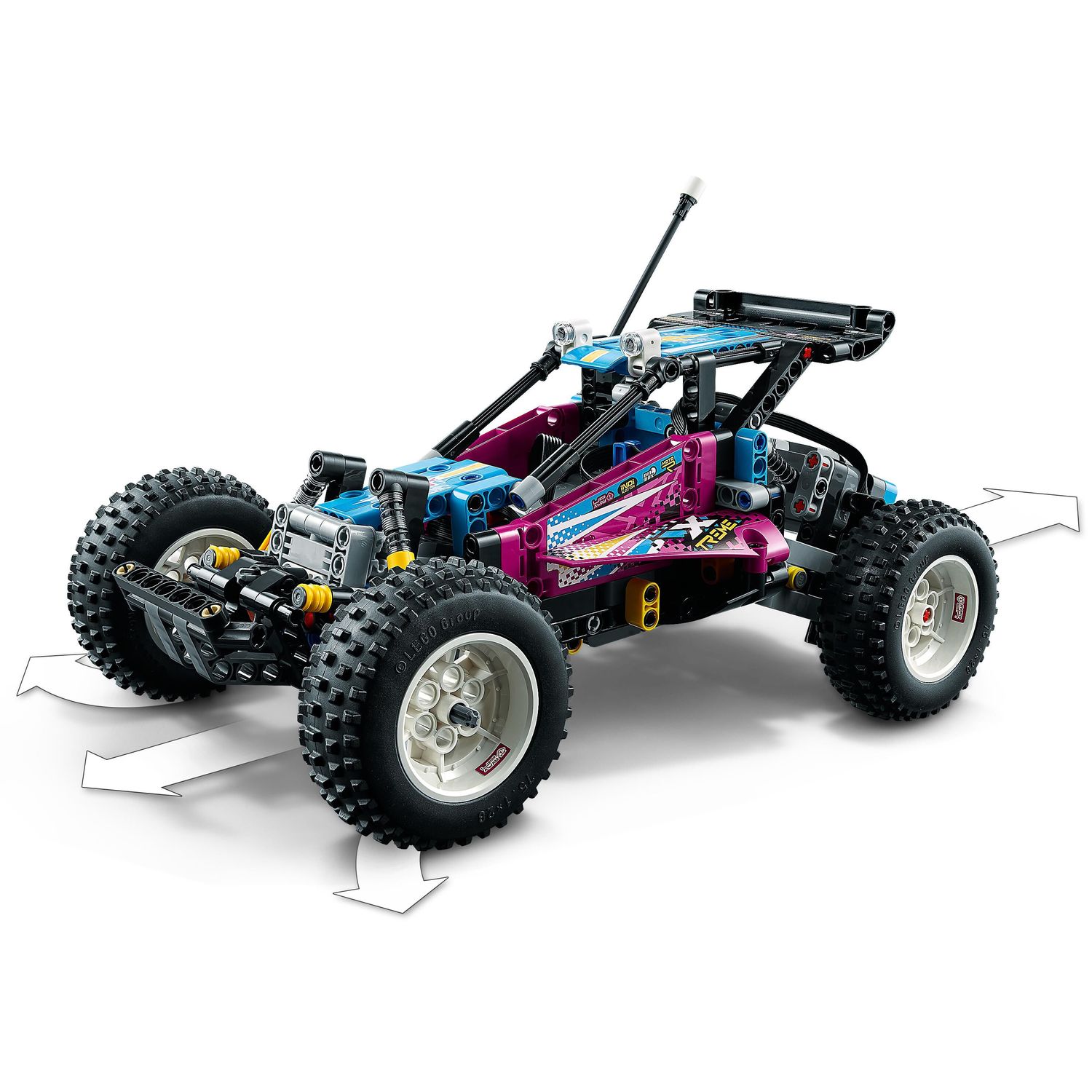 Конструктор LEGO Technic Off-Road Buggy 42124 - фото 5