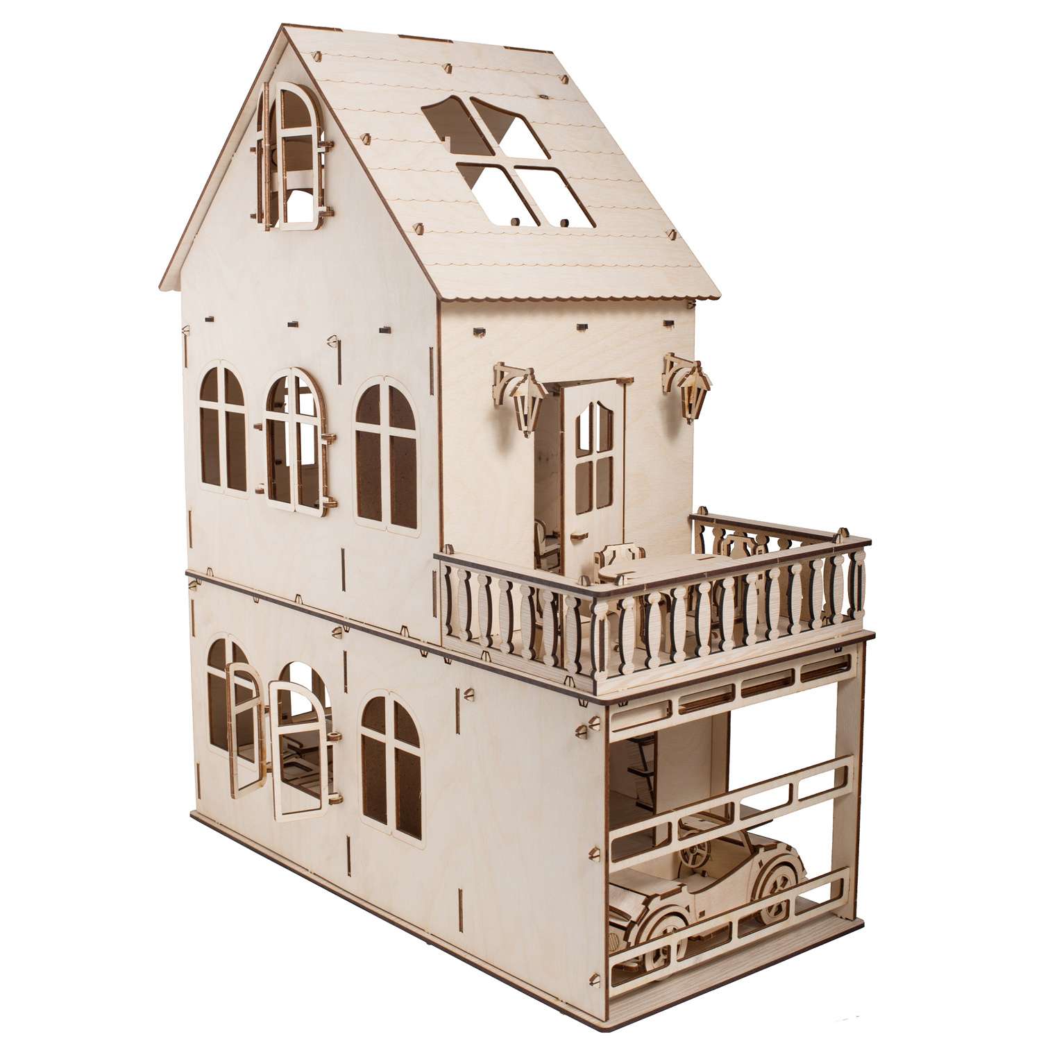 Сборная модель Чудо-Дерево Дом с мебелью - фото 4