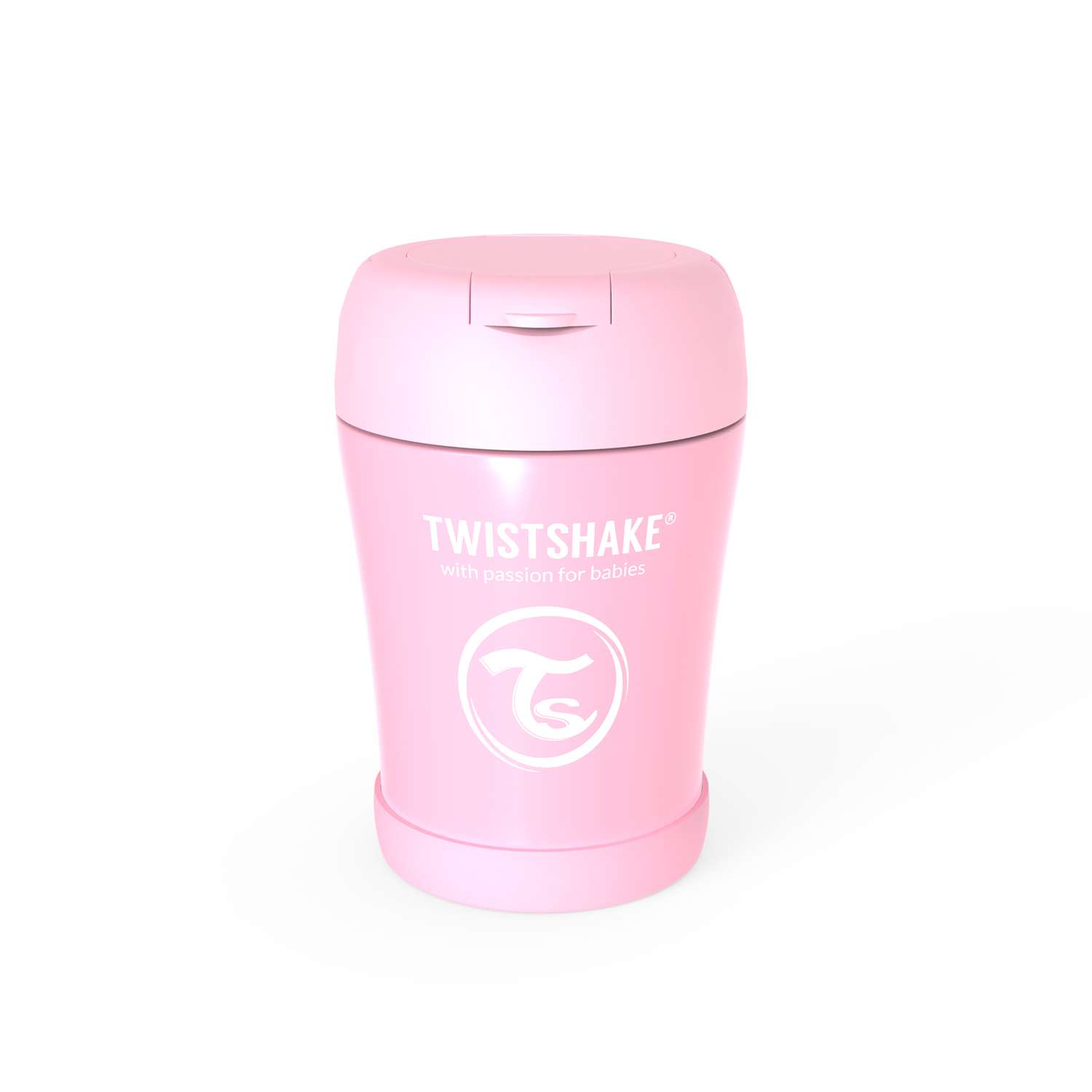 Контейнер-термос Twistshake Пастельный розовый 350 мл - фото 1