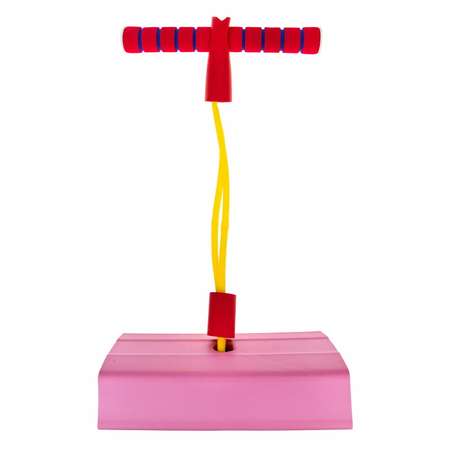 Игрушка 1TOY Тренажер для прыжков со звуком розовый
