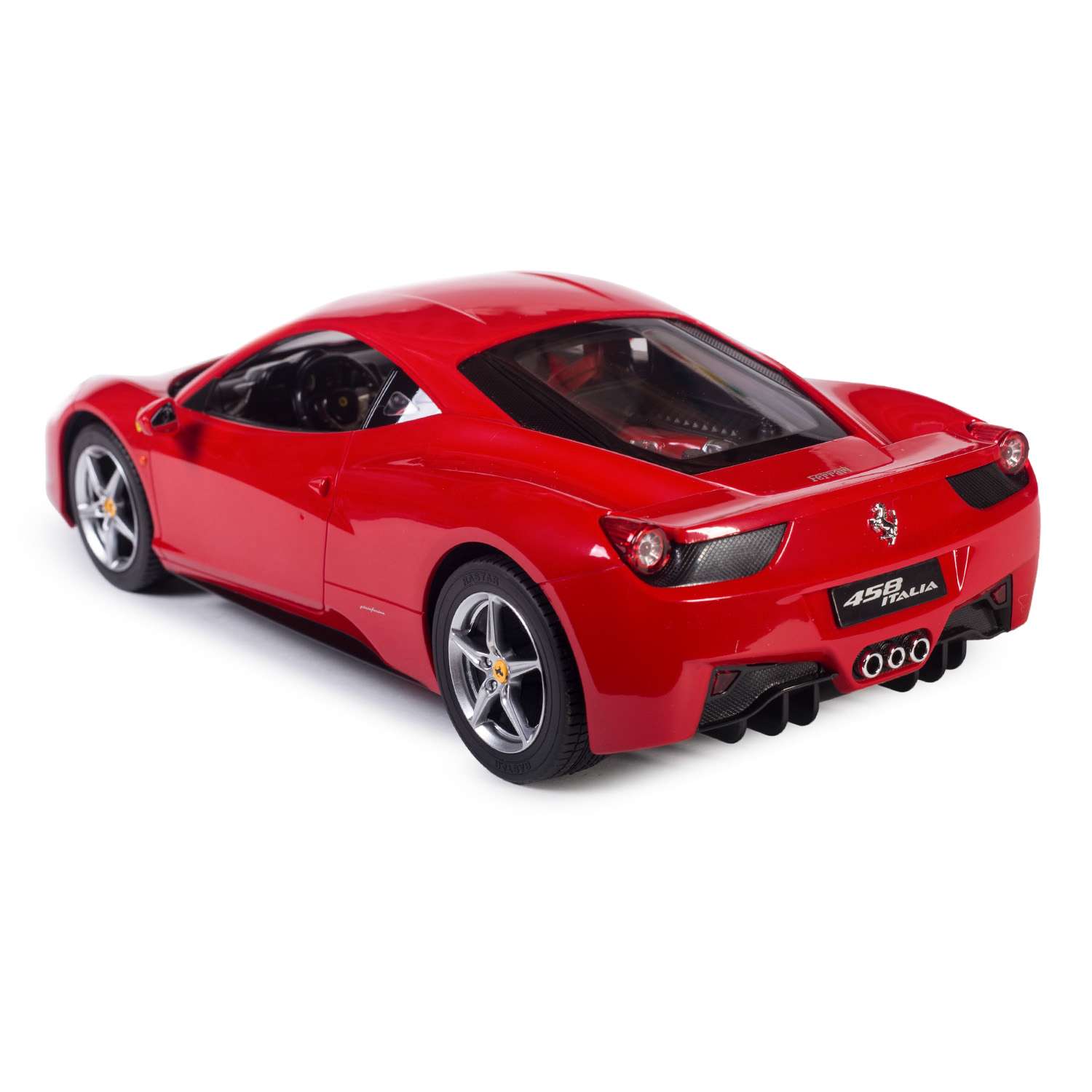 Машинка радиоуправляемая Rastar Ferrari 458 Italia 1:14 красная - фото 5