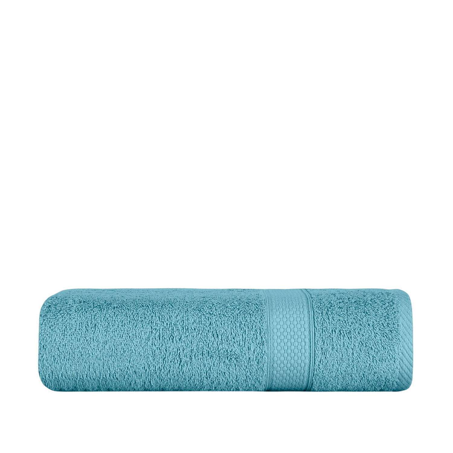 Полотенце для ванной Arya Home Collection однотонное 100х150 см Miranda Soft аква - фото 2