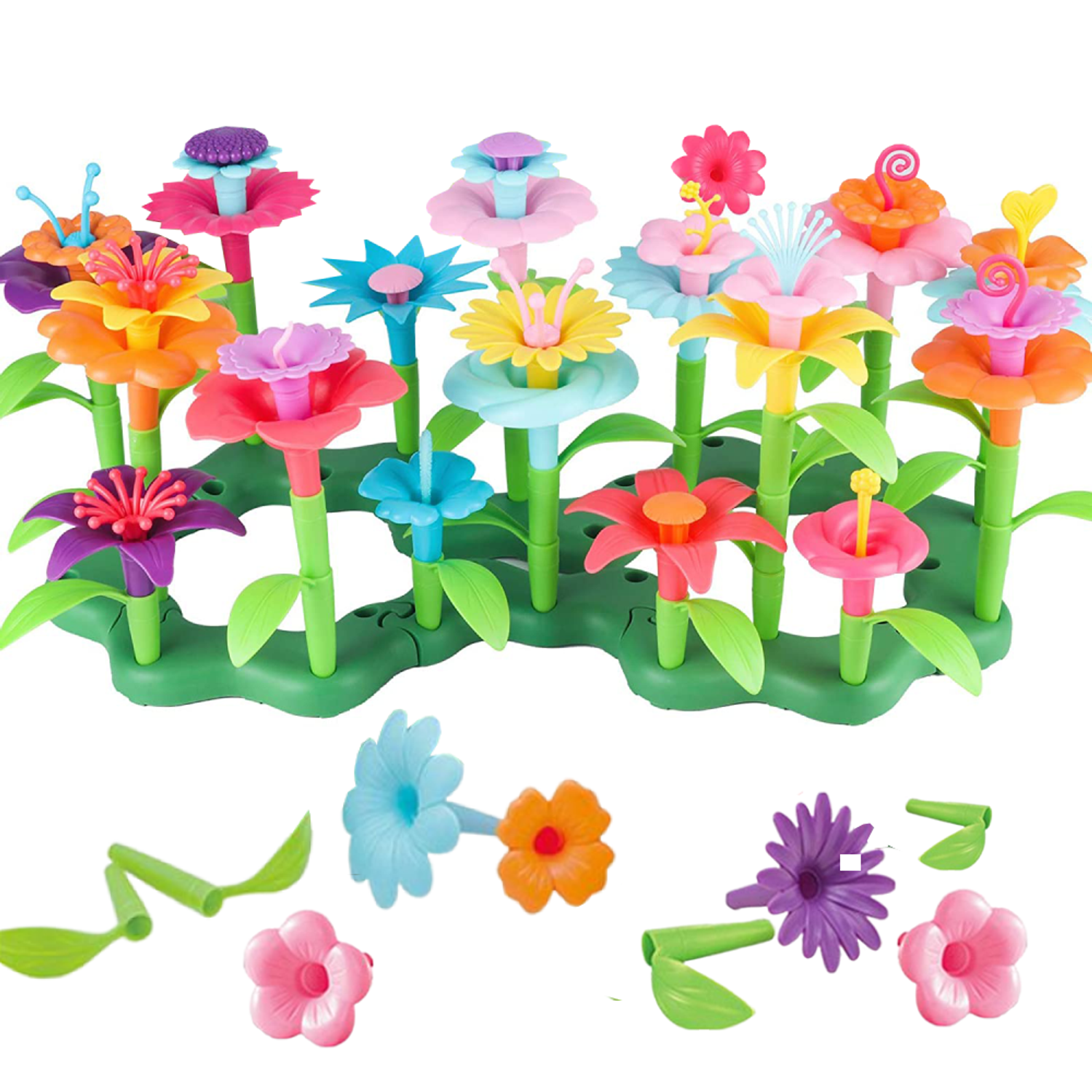 Конструктор Цветочный сад TrendToys комплект из 148 деталей - фото 1