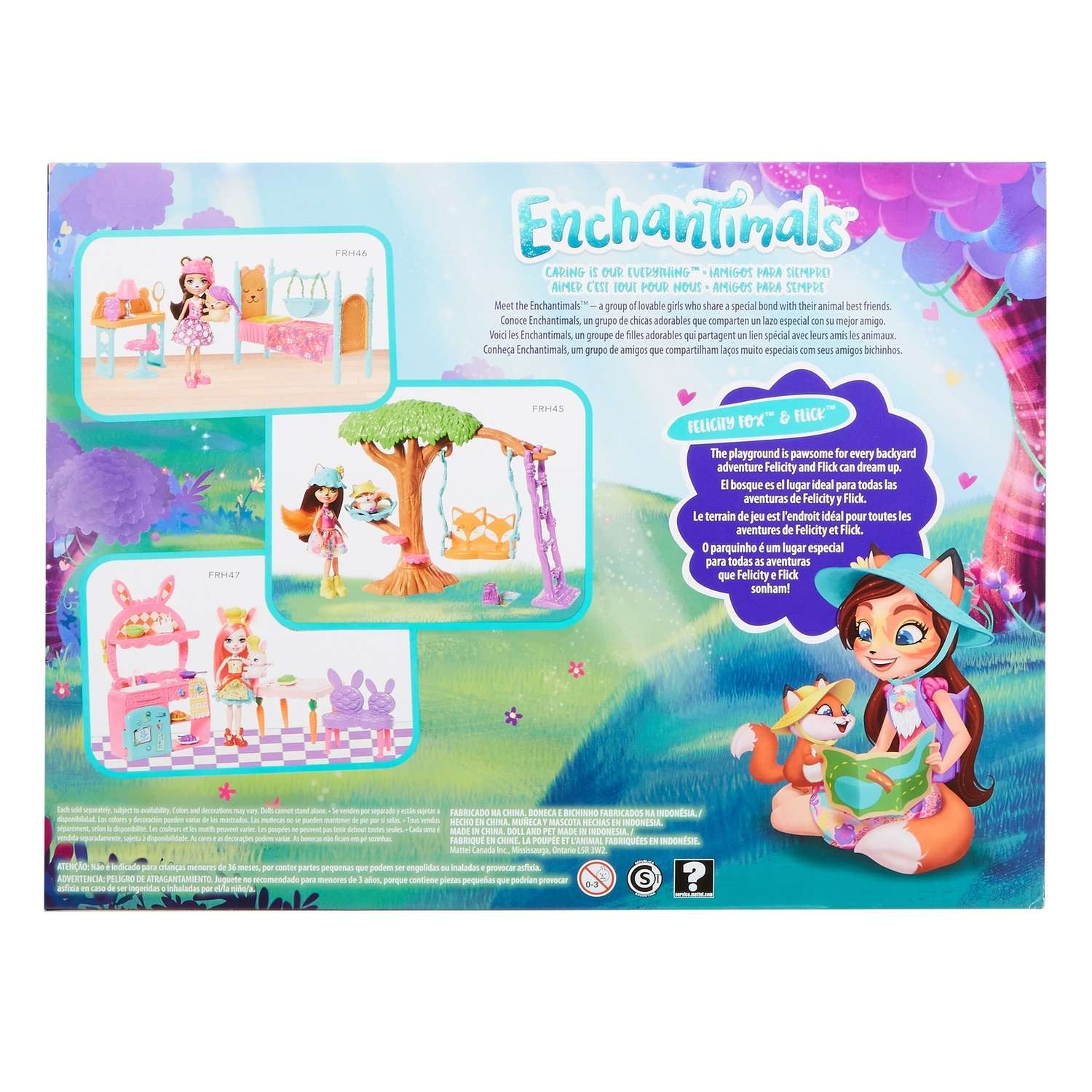 Набор игровой Enchantimals Кукла со зверюшкой Лиса Фелисити FRH45 FRH44 - фото 4