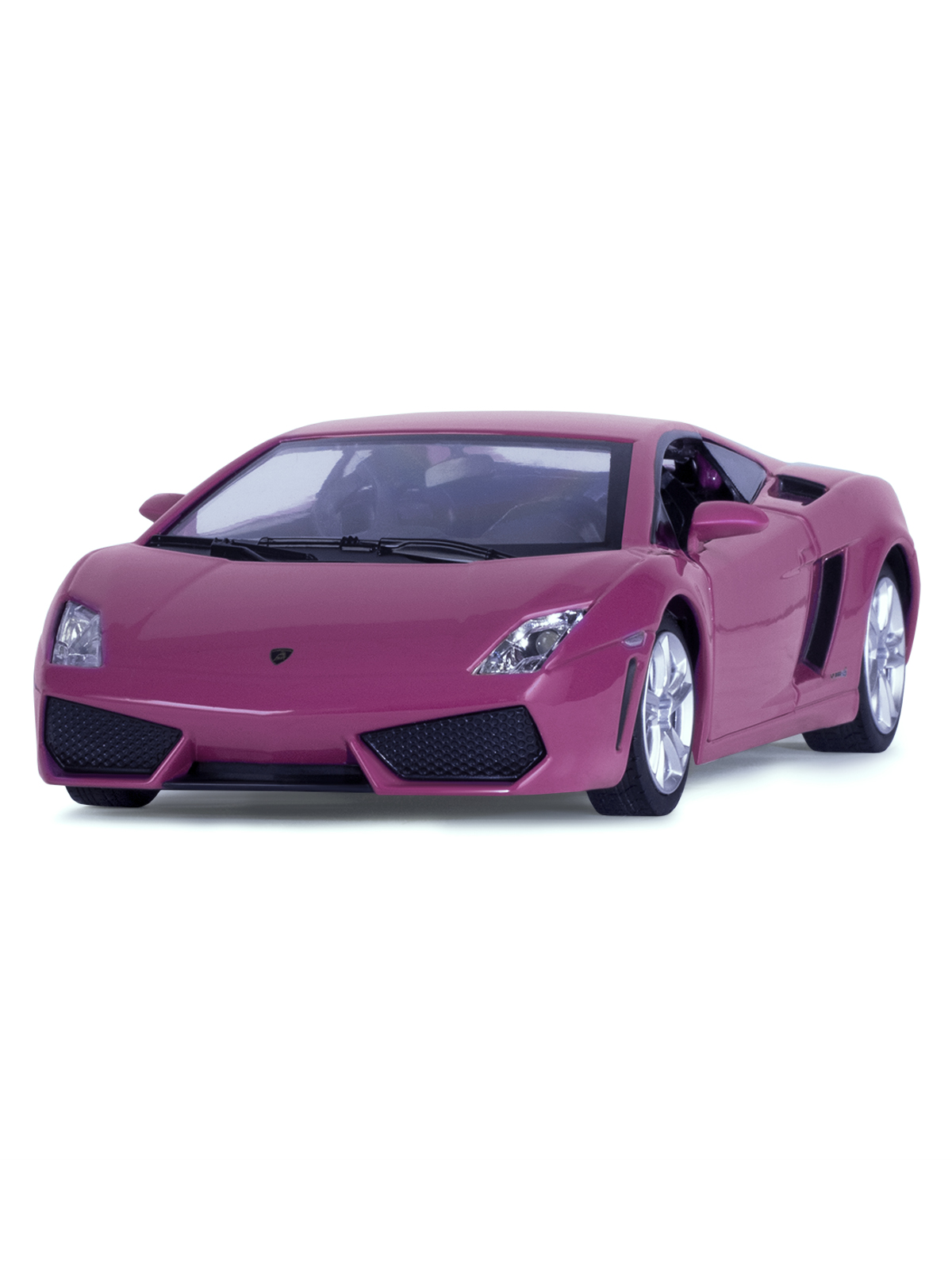 Автомобиль АВТОпанорама Lamborghini 1:24 инерционный розовый JB1251383 - фото 10