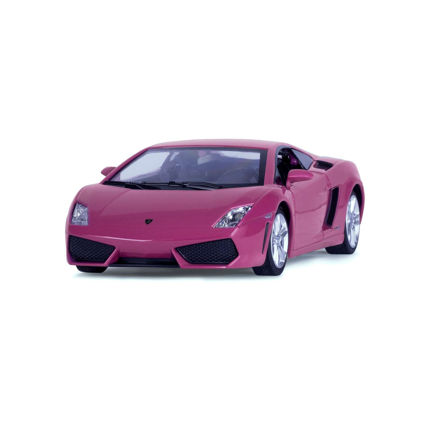Машинка металлическая АВТОпанорама 1:24 Lamborghini Gallardo розовый свободный ход колес JB1251383 - фото 9