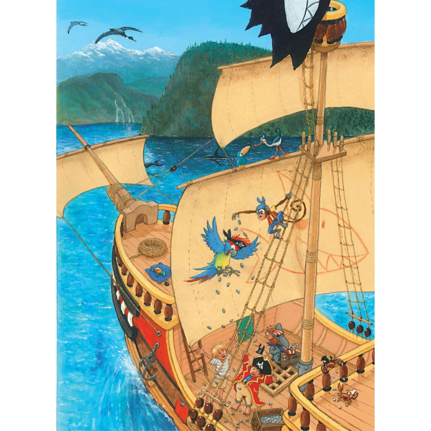 Книга Добрая книга Капитан Шарки в гостях у викингов. Иллюстрации Сильвио Нойендорфа - фото 7