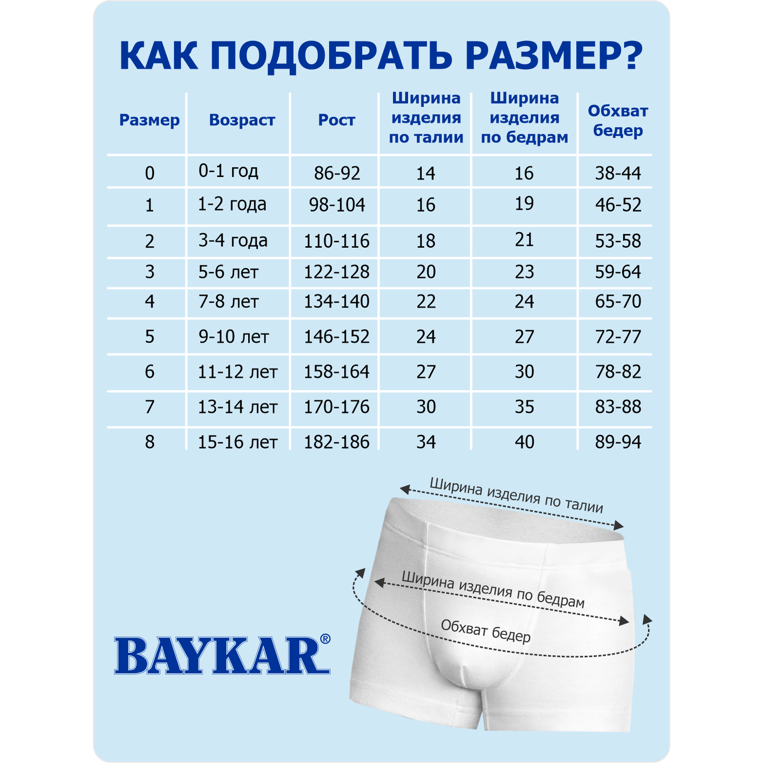 Трусы 2 шт Baykar N3972808-18 - фото 4