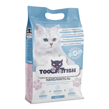 Наполнитель для кошек TooCattish Blue 4.8 л