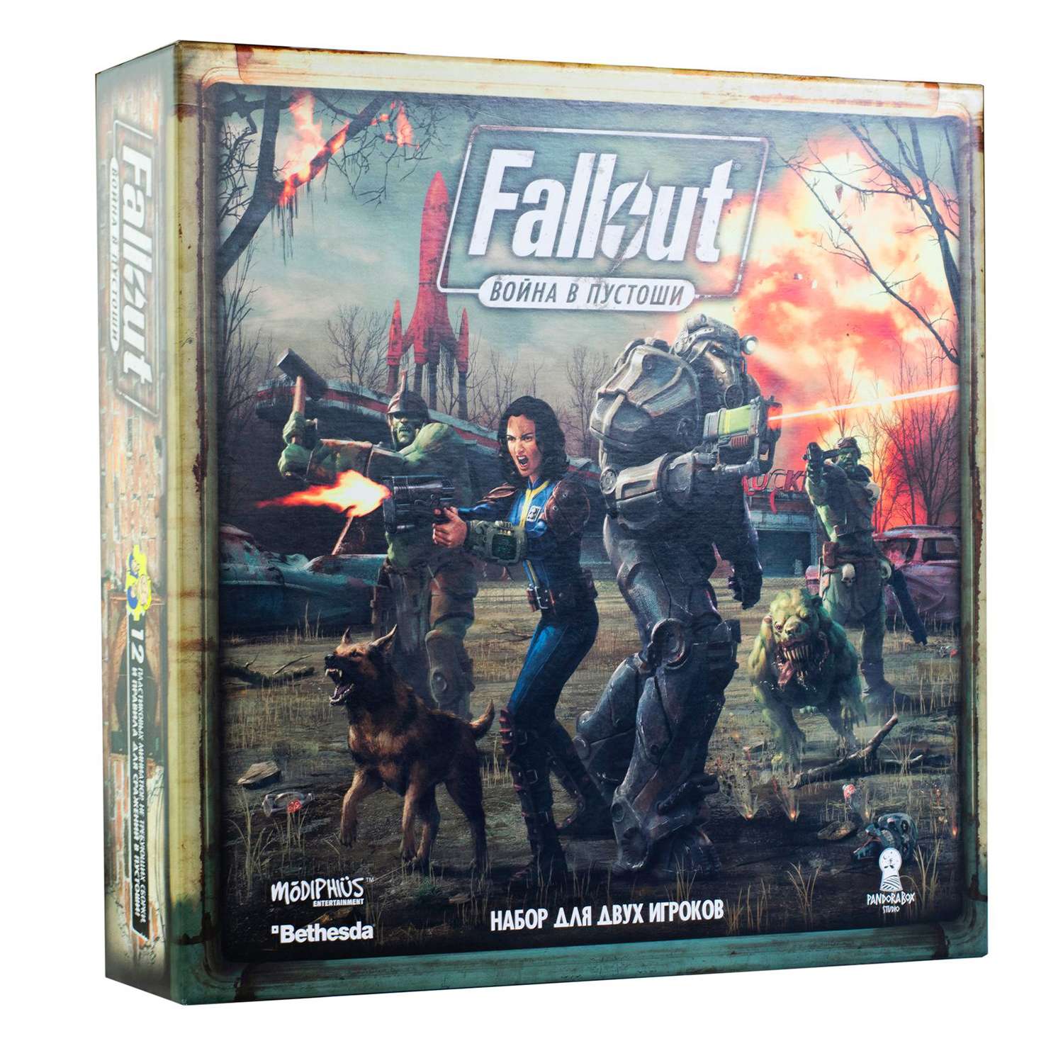 Настольная игра Pandoras Box Studio Fallout Война в Пустоши - фото 1