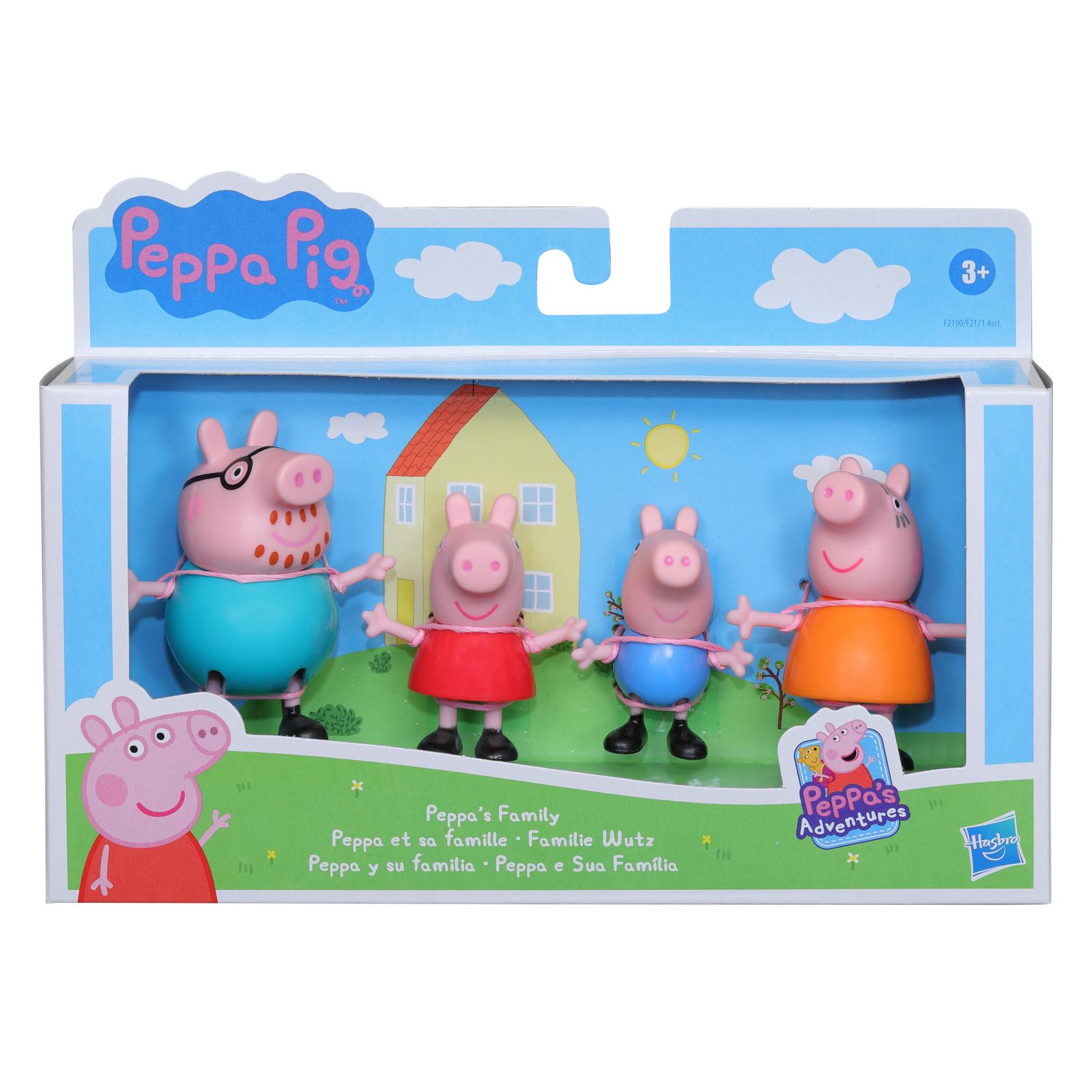 Набор игровой Peppa Pig Семья свинки Пеппы классический F21905X0 купить по  цене 499 ₽ в интернет-магазине Детский мир