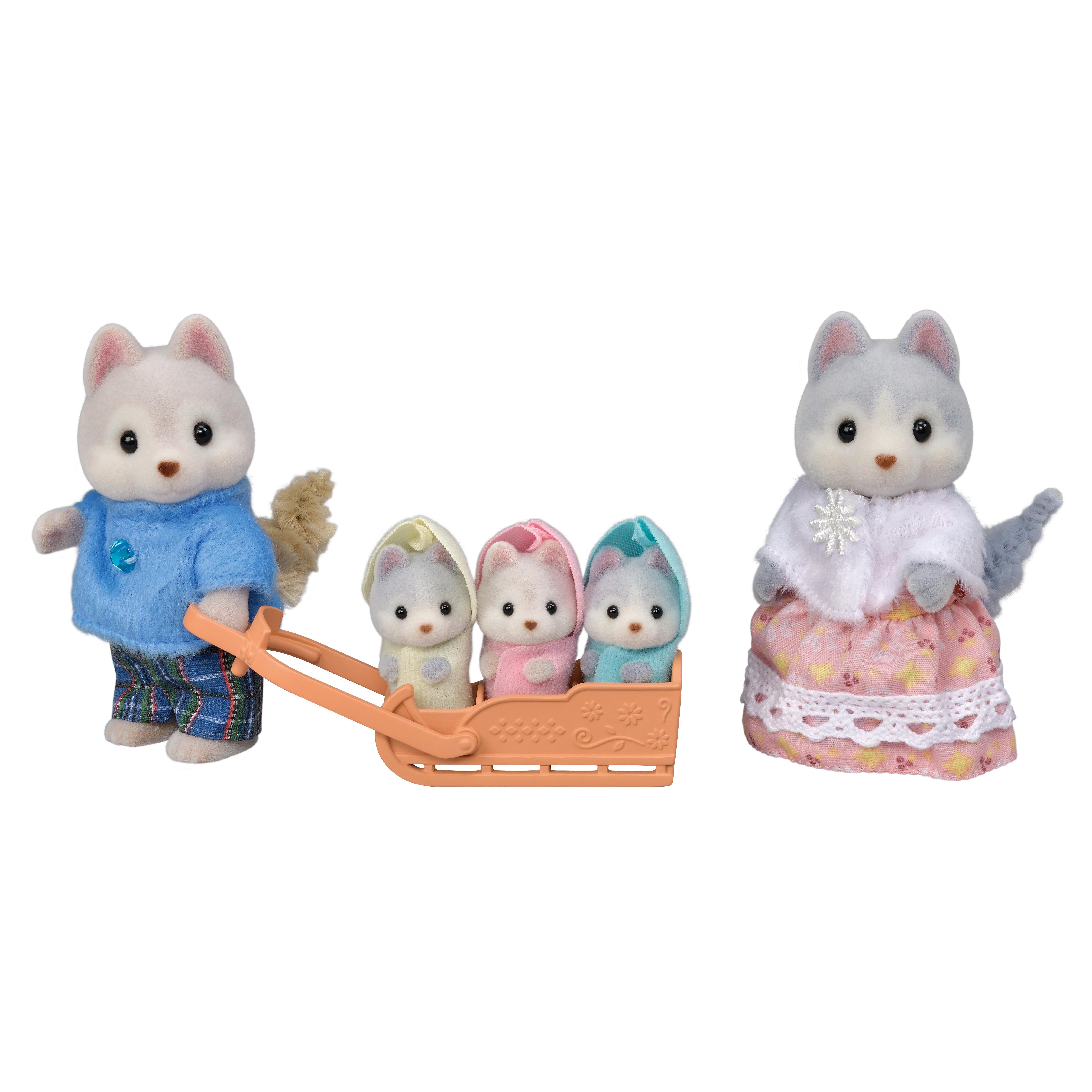 Игровой набор Sylvanian Families Семья Хаски - фото 1