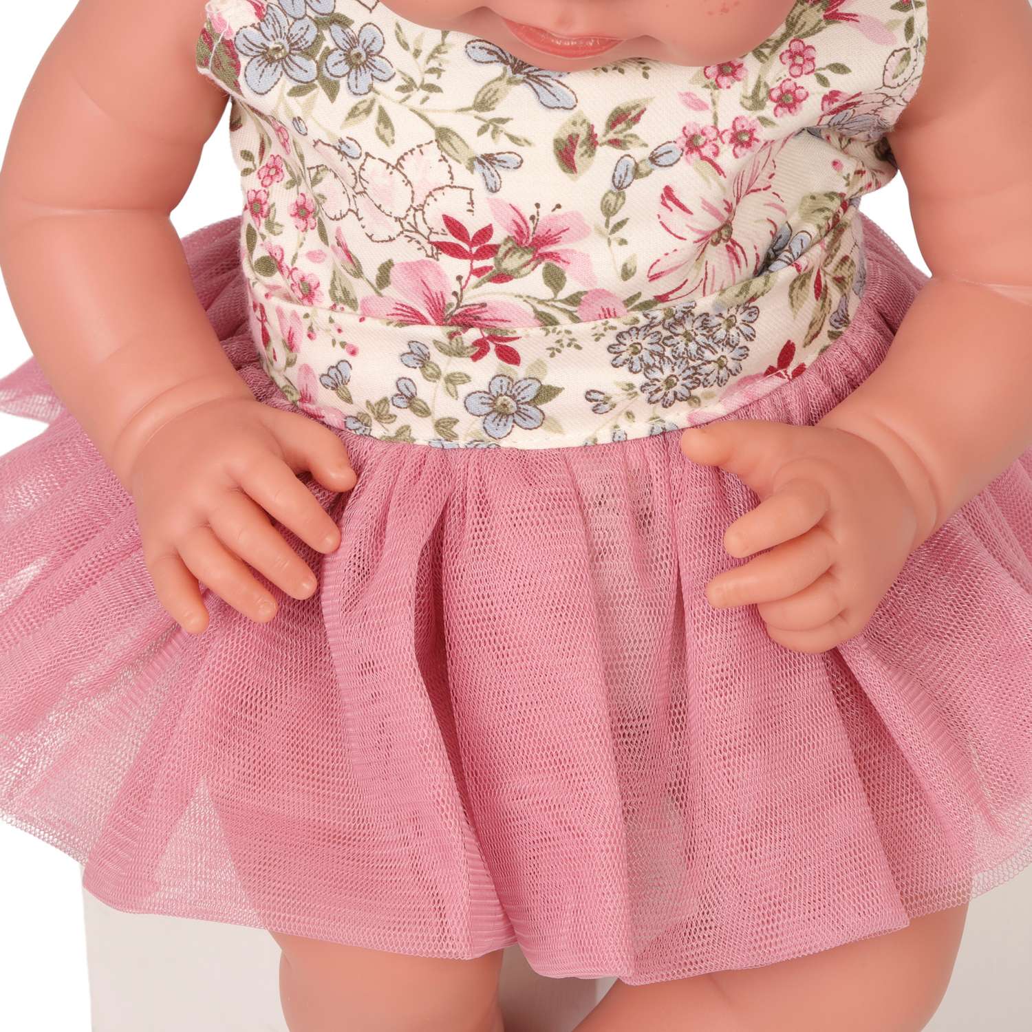 Кукла Antonio Juan Реборн Саманта в розовом 40 см мягконабивная 33070 - фото 12