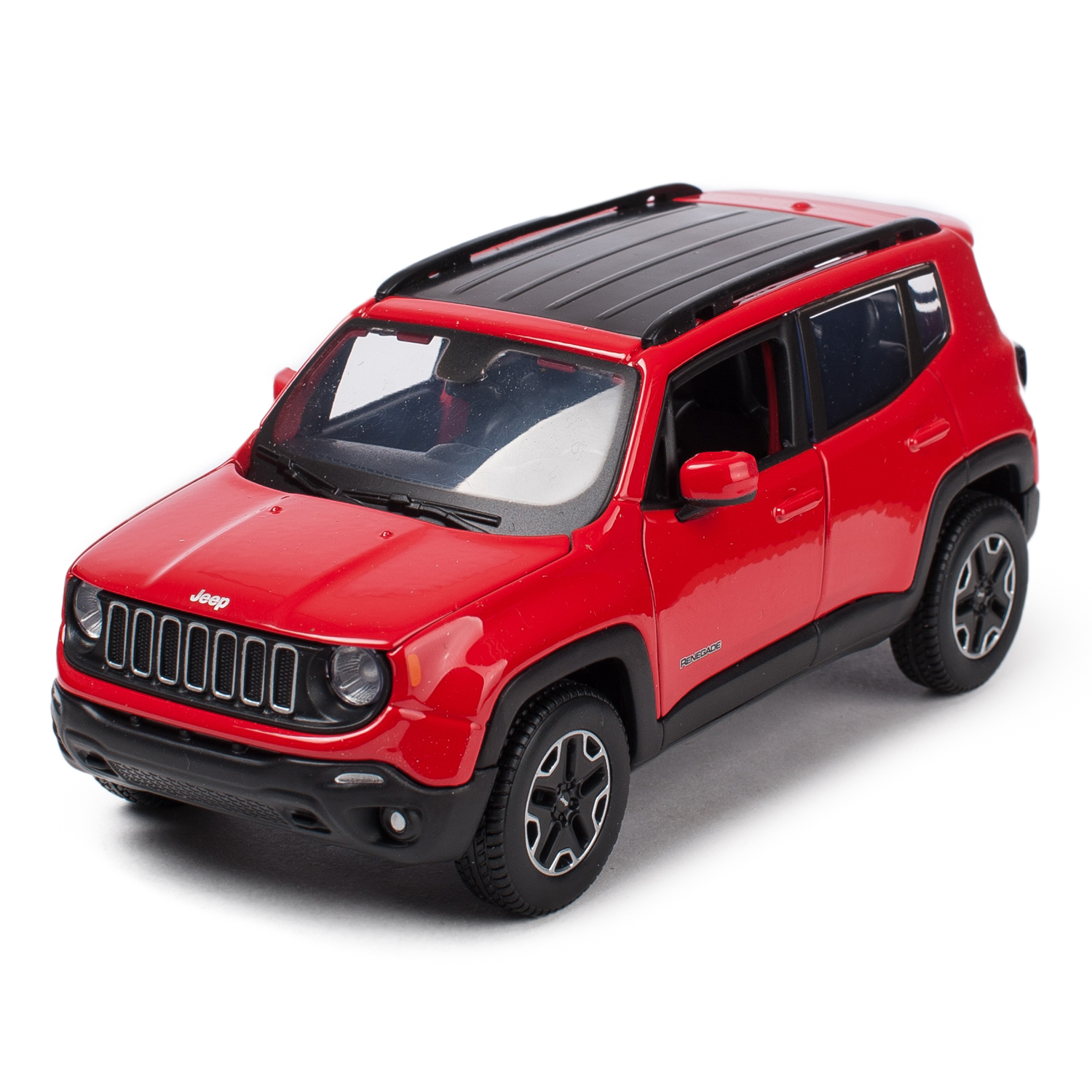 Машинка MAISTO 1:24 Jeep Renegade Красная 31282 купить по цене 1 ₽ в  интернет-магазине Детский мир