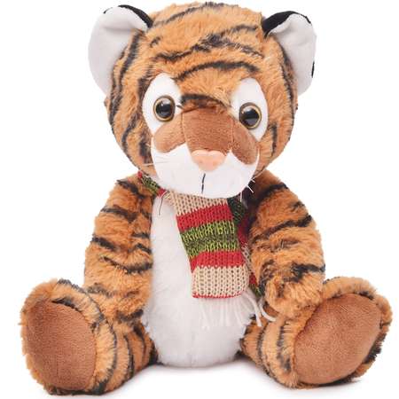 Мягкая игрушка Bebelot Тигрёнок в шарфе 20 см