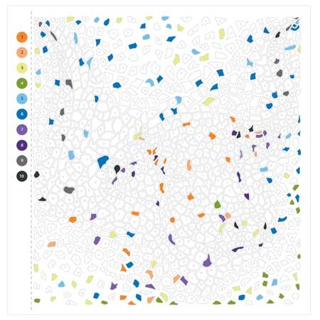 Книга АСТ Coloristic Цветовой квест по номерам