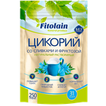 Цикорий Fitolain порошок с заменителем сухих сливок и фруктозой 250г