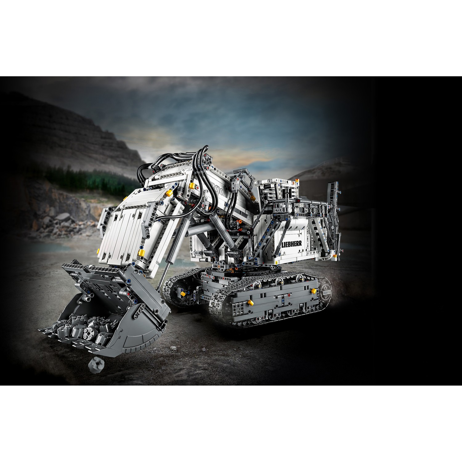 Конструктор LEGO Technic Экскаватор Liebherr R 9800 42100 - фото 7