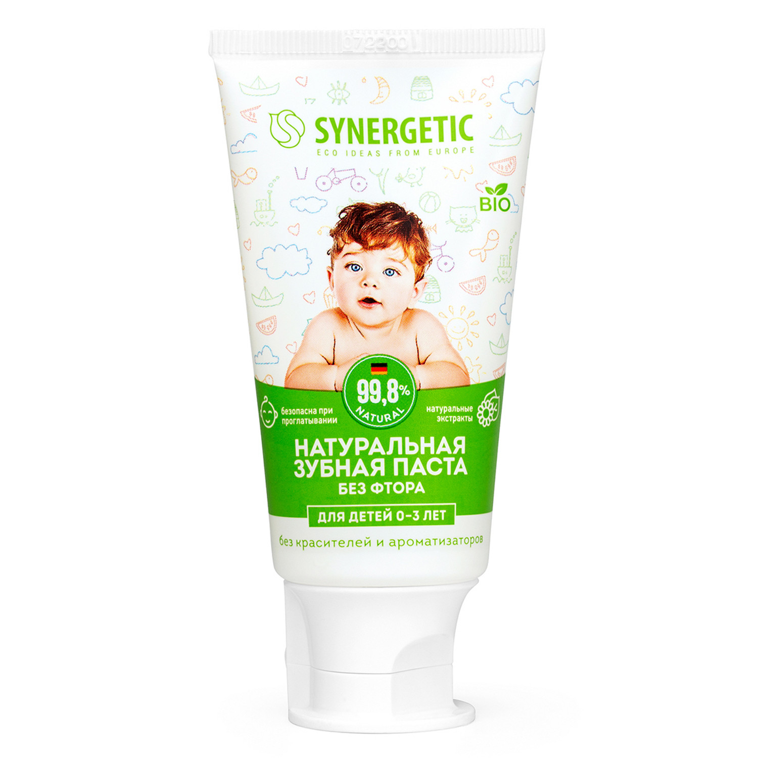 Зубная паста Synergetic Липа и Ромашка с 0 до 3лет 50г 201008 - фото 6