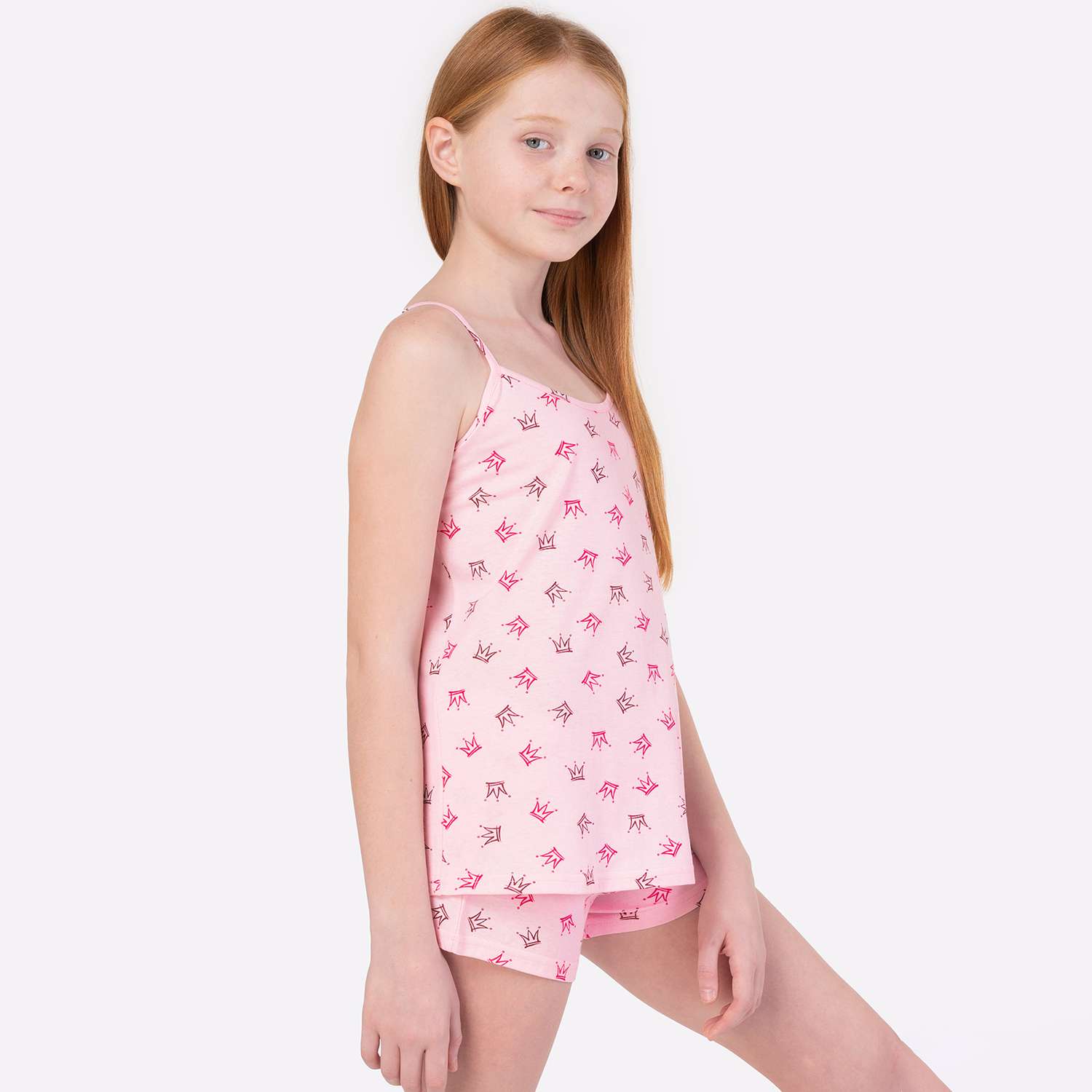 Пижама HappyFox HF410SPкороны.на.розовом - фото 3