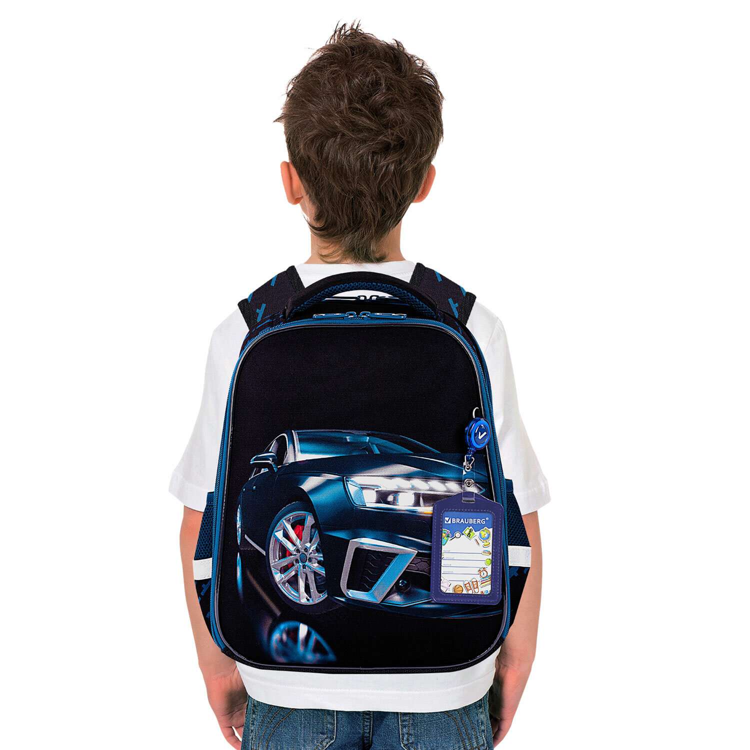 Рюкзак школьный Brauberg портфель детский ранец в 1 класс - фото 2