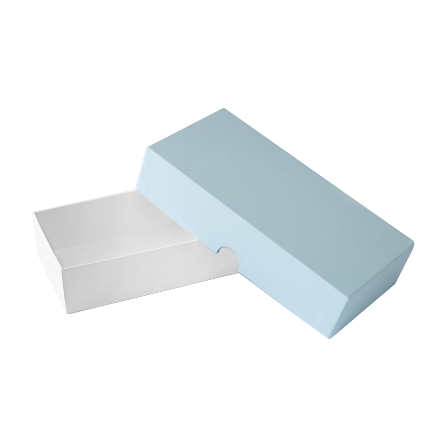 Коробка подарочная Cartonnage Радуга голубой-белый прямоугольная - фото 2