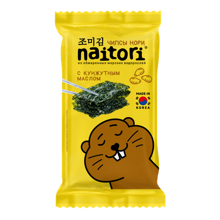 Чипсы Нори NAITORI с кунжутным маслом 10 шт х 3 г