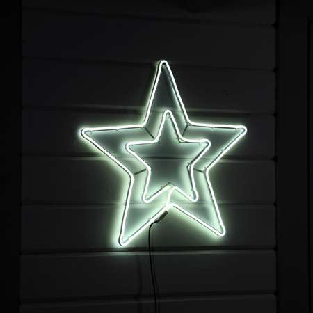 Неоновая фигура Sima-Land «Звезда» 55 см 672 LED 220 В свечение белое