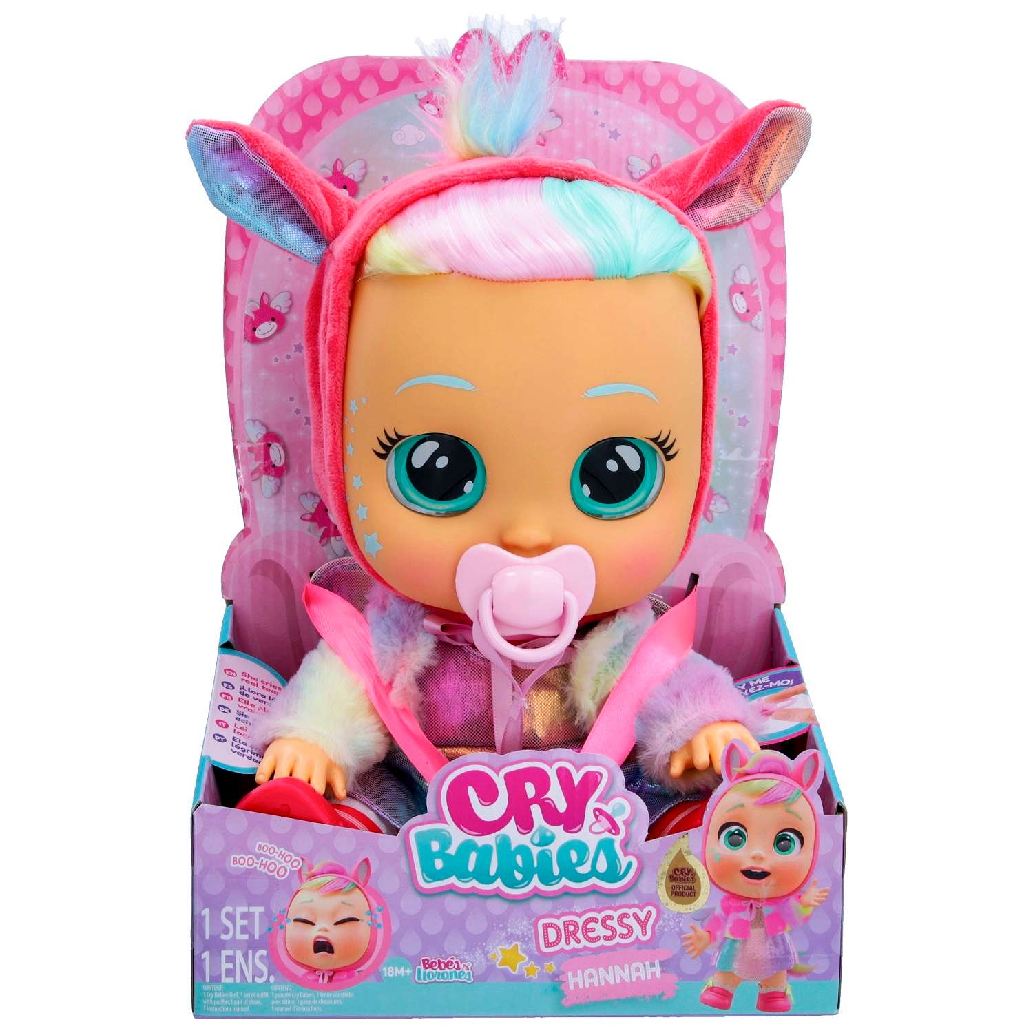 Игрушка Cry Babies Кукла Ханна Fantasy интерактивная плачущая 41918 41918 - фото 2