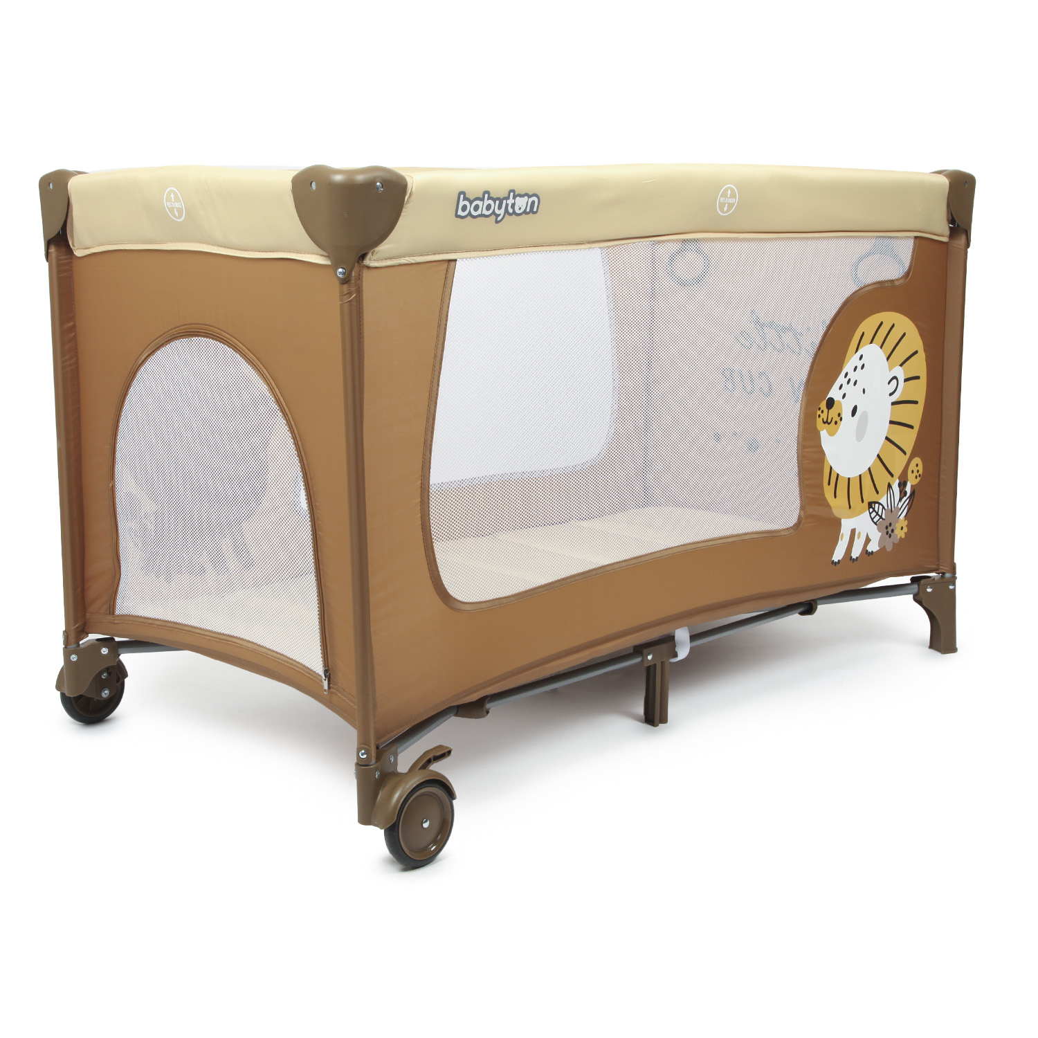 Манеж Babyton Play box Beige P612 - фото 6