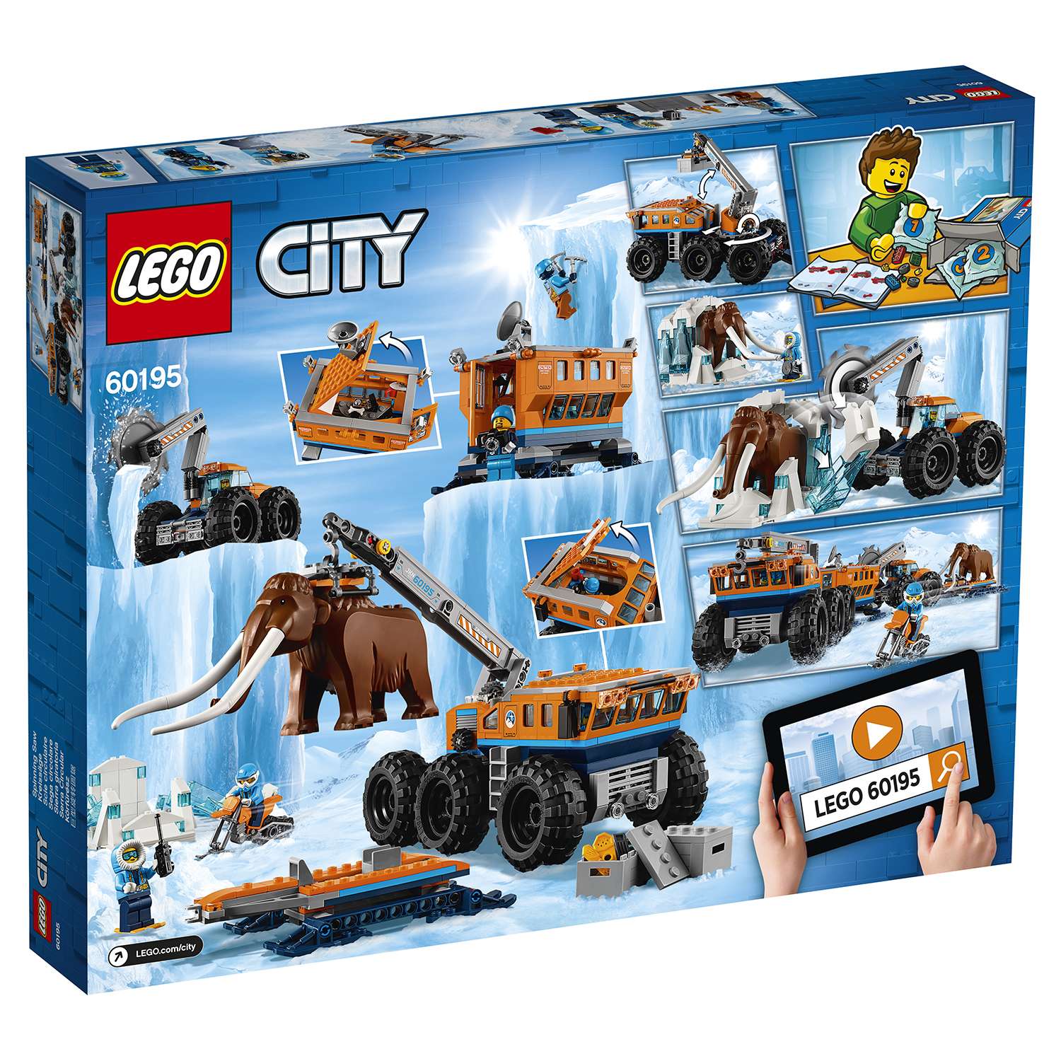 Конструктор LEGO City Arctic Expedition Передвижная арктическая база 60195 - фото 3