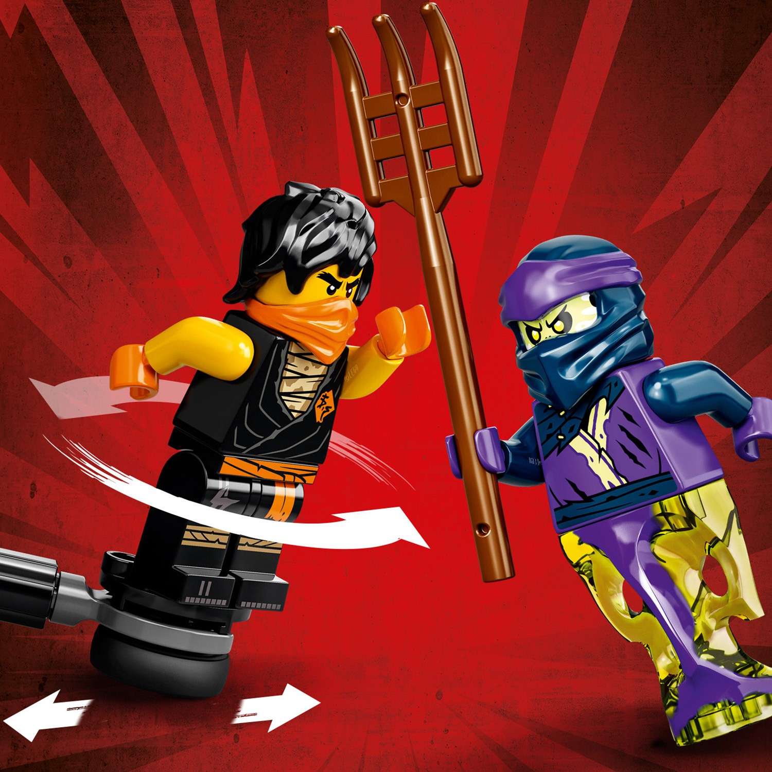 Конструктор LEGO Ninjago Легендарные битвы: Коул против Призрачного воина 71733 - фото 5