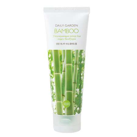 Пенка для лица Holika Holika Очищающая с бамбуком Daily Garden Bamboo Soothing cleansing foam from Damyang 120 мл