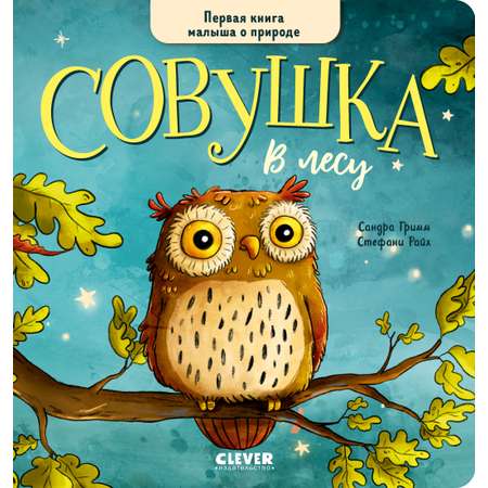 Книжки-картонки Clever Совушка в лесу. Первая книга малыша о природе