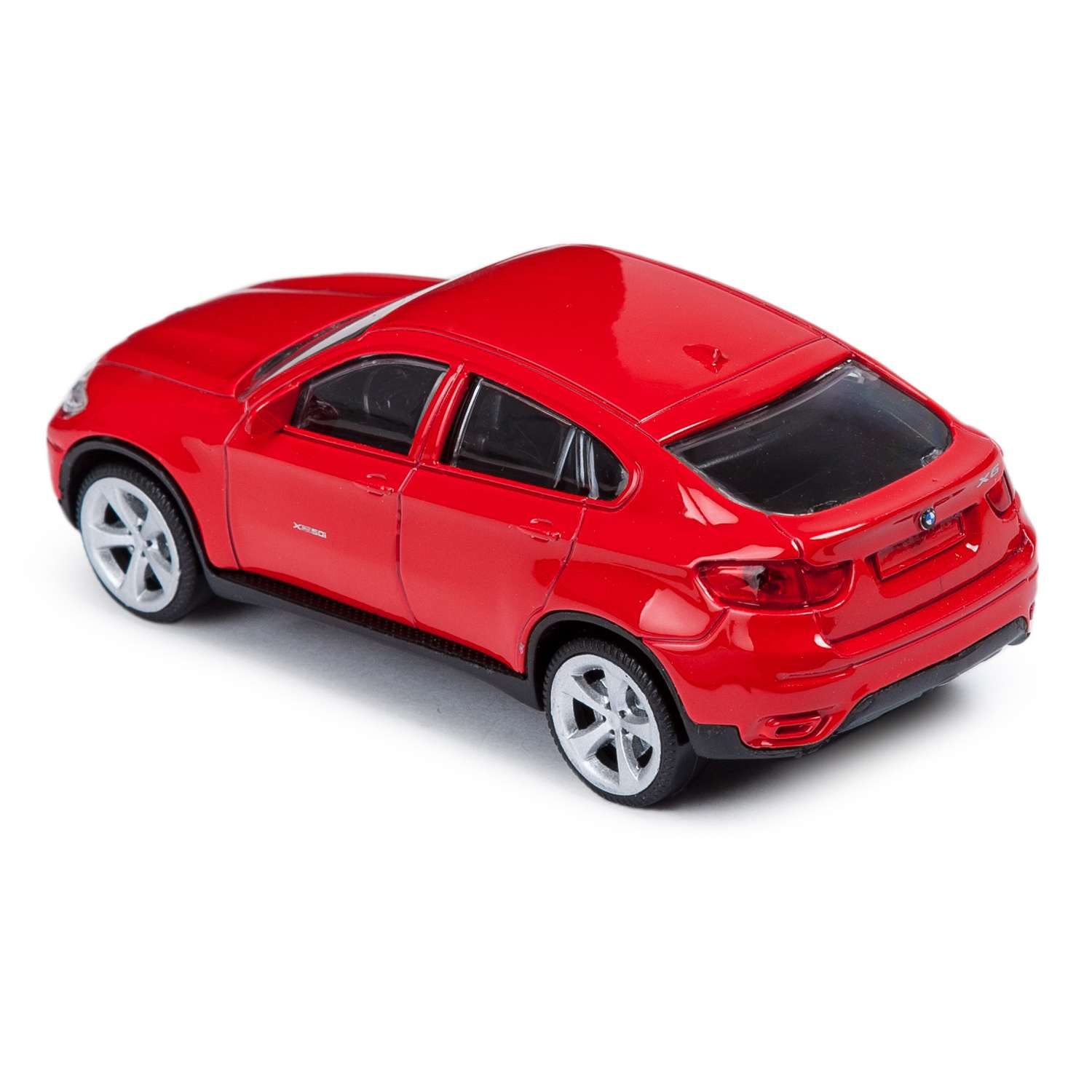 Машинка Rastar BMW X6 1:43 Красная 33700 - фото 3