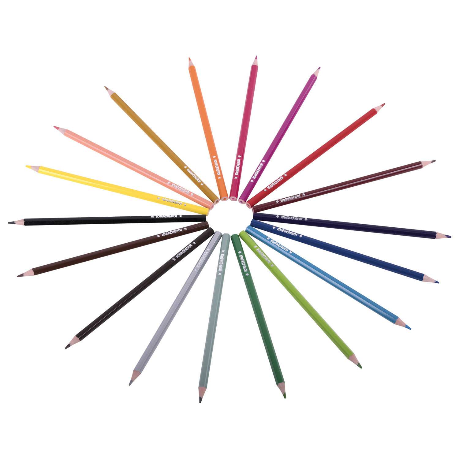 Карандаши цветные Юнландия для рисования набор 18 цветов - фото 13