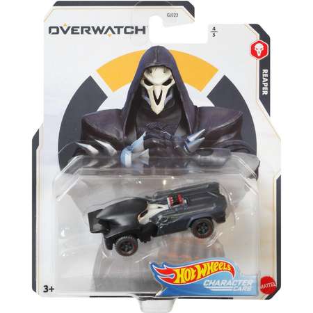 Машинка Hot Wheels Герои компьютерных игр Overwatch Жнец GJJ27