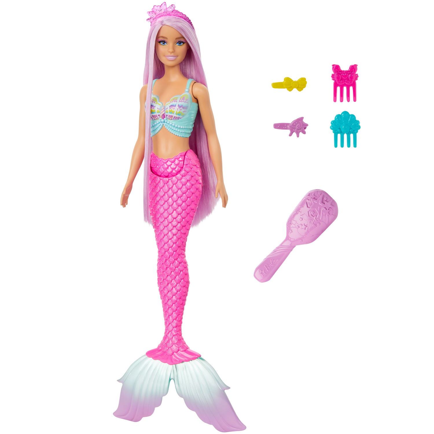 BARBIE Mermaid With Long Hair And Styling Accessories A Touch Of Magic Doll