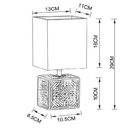 Настольная лампа ARTE LAMP Fiori A4429LT-1BA