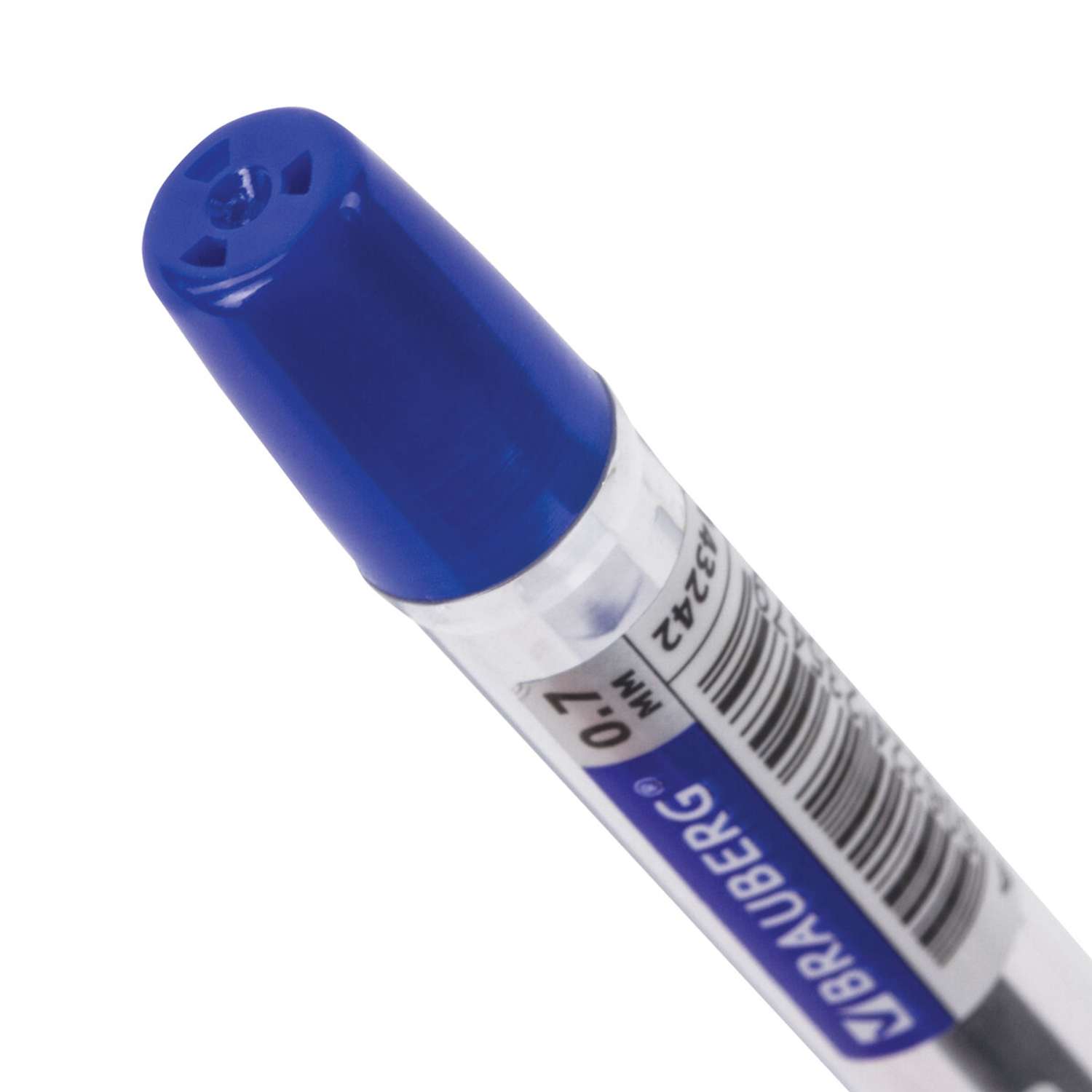 Ручка шариковая Brauberg маслянная с грипом Model-XL Original 12шт синяя - фото 7