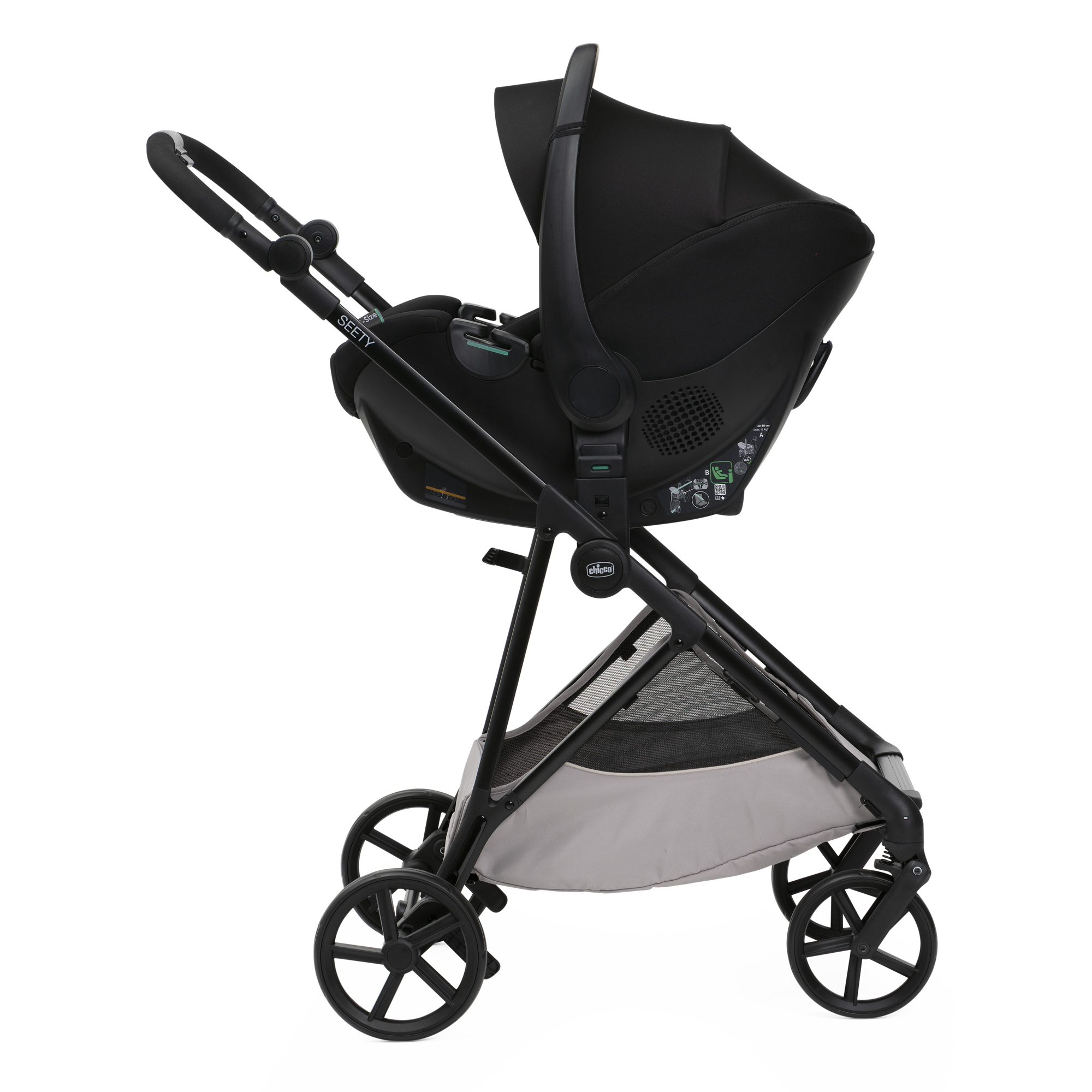 Коляска Chicco Seety Stroller florence beige - фото 9