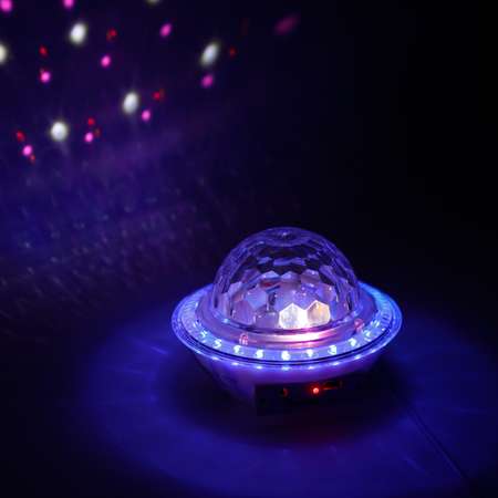 Диско-лампа BABY STYLE НЛО USB блютуз пульт LED