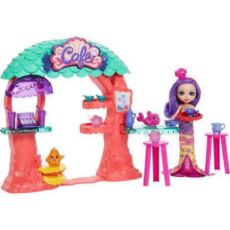 Набор игровой Enchantimals Кафе Морская пещера кукла питомцы HCF86