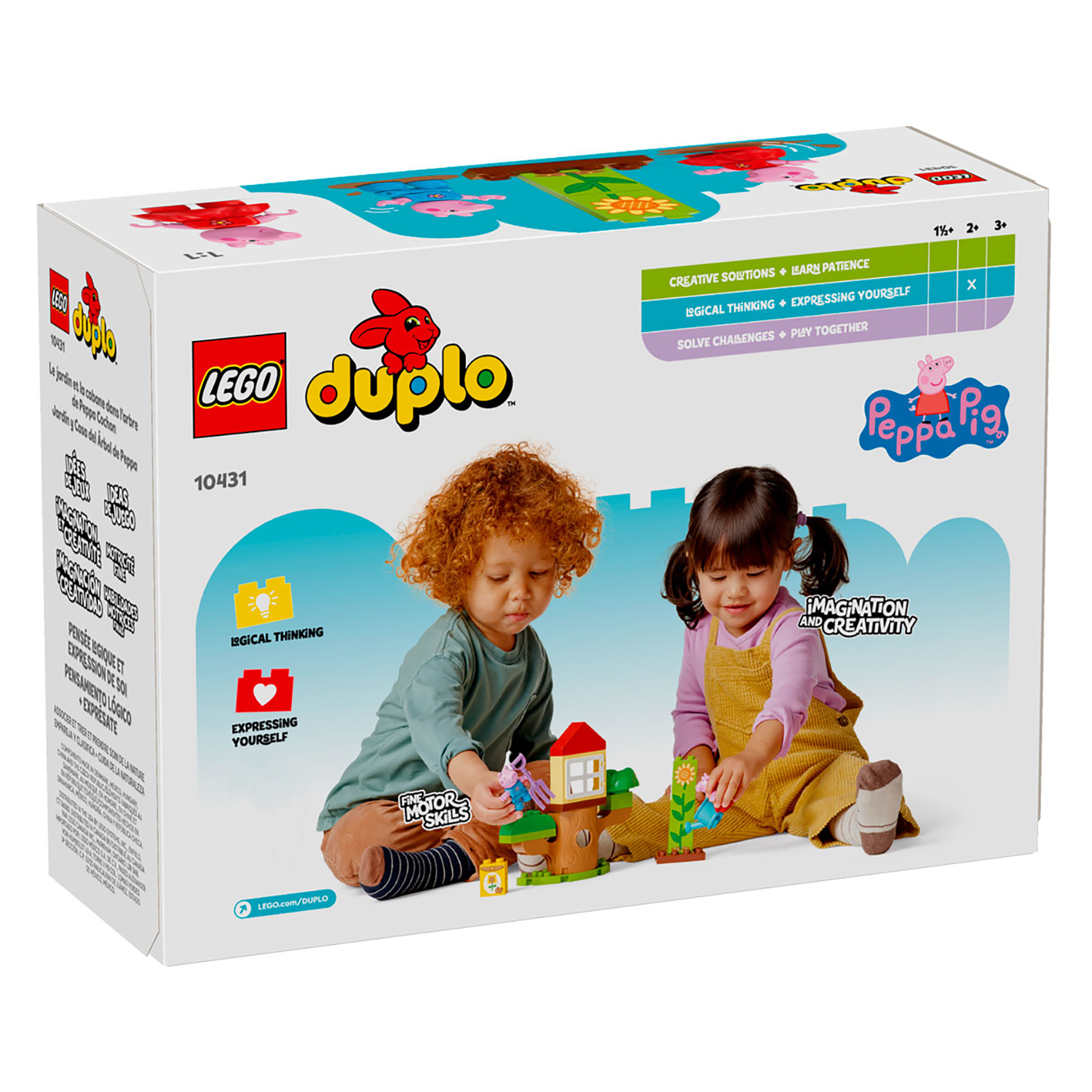 Конструктор LEGO Duplo свинка Пеппа сад и домик на дереве - фото 2