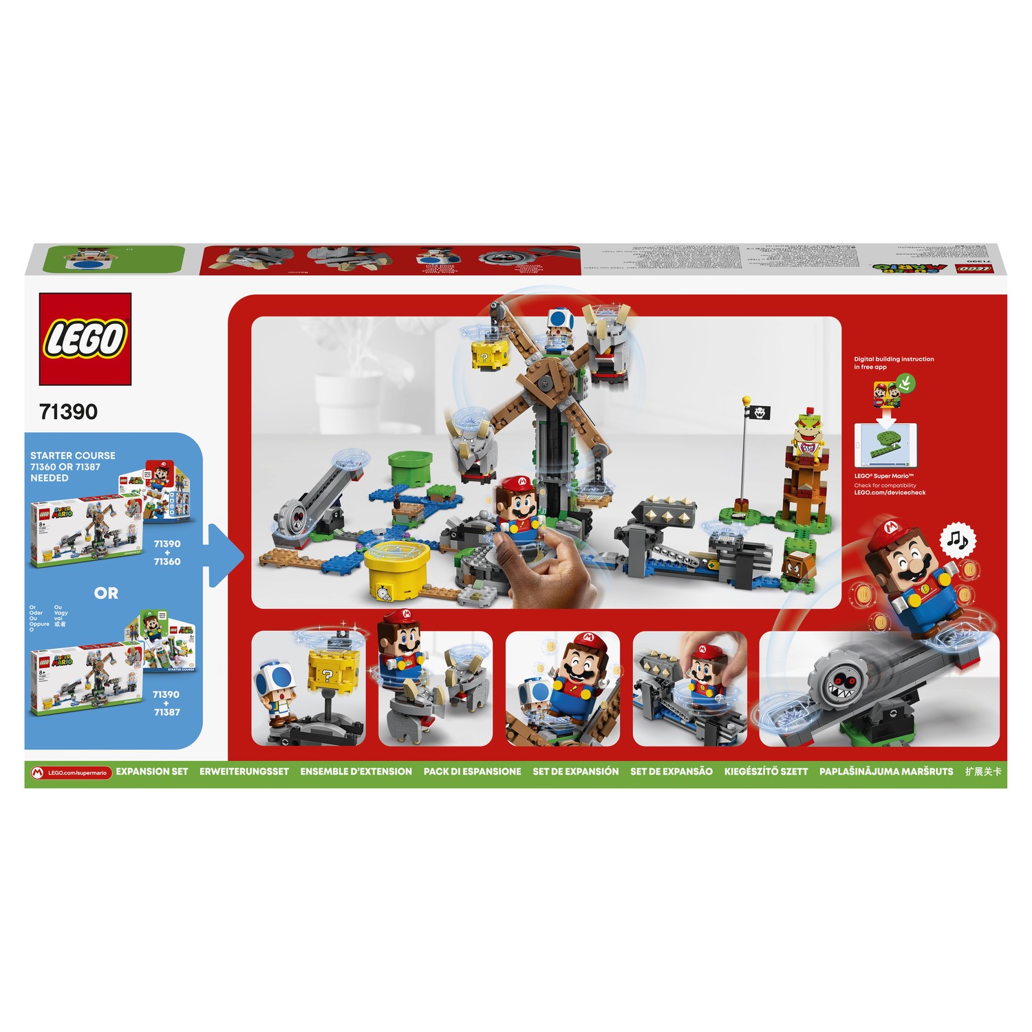 Конструктор LEGO Super Mario Нокдаун резноров 71390 - фото 3