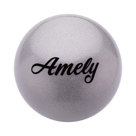Мяч Amely для художественной гимнастики AGB-102-19-silver