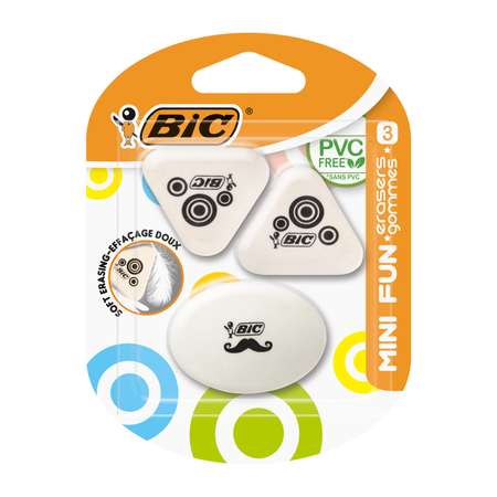 Ластик BIC Mini Fun 3 шт