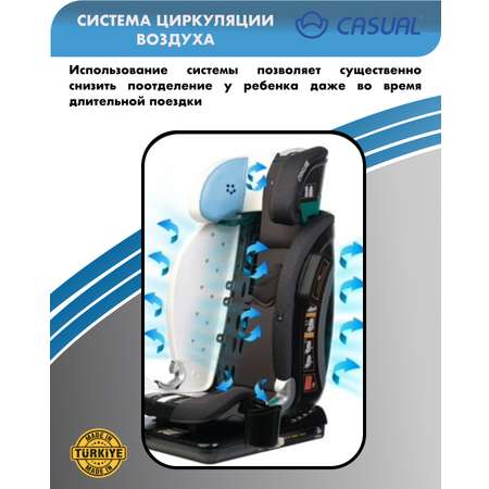 Детское автокресло Casual VTN35 Goldfix Pro